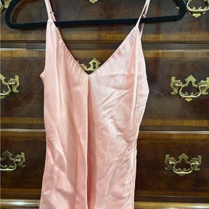 Socialite Rose Satin tank
